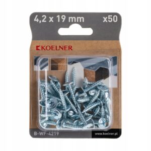 WKRĘTY ocynk blacha 4,2x19mm 50szt BWF4219