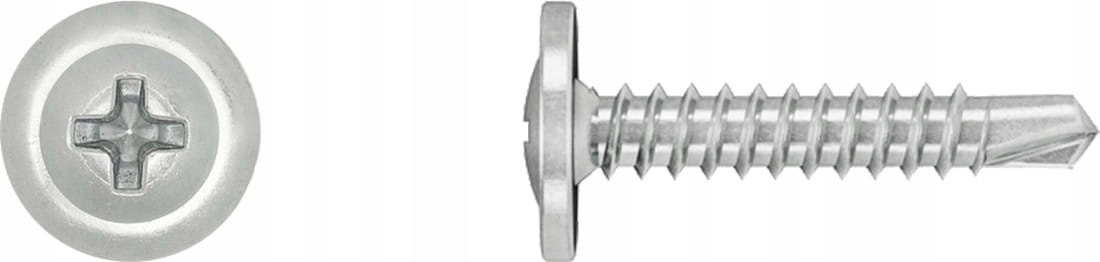 WKRĘTY SAMOWIERCĄCE ocynk blacha 4,2x32mm 40szt BWFS4232