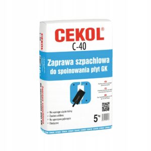 CEKOL C-40 Zap.szpachlowa do spoinowania płyt GK 5