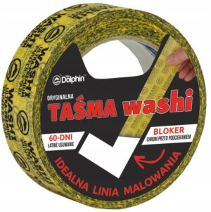 TAŚMA WASHI PREMIUM BLUE DOLPHIN 330 23mm x 25m 54296