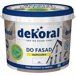 Dekoral Emulsja fasadowa Polinit rózne BIAŁY 5 l