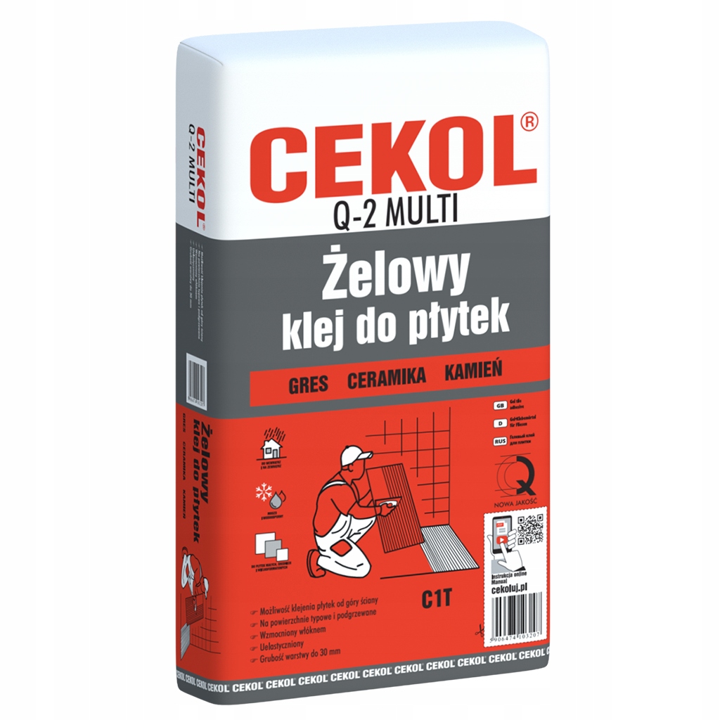 CEKOL Q-2 MULTIŻELOWY KLEJ DO PŁYTEK 5KG