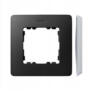 SIMON 82 RAMKA POJEDYNCZA GRAFIT/ALUMINIUM 8200610-238