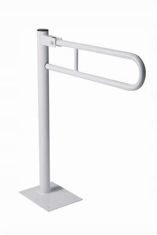 Poręcz uchwyt łazienkowy drążek uchylny 60cm biały