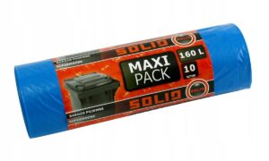 Worki na śmieci odpady solid MAXI PACK 160L -10szt 5861