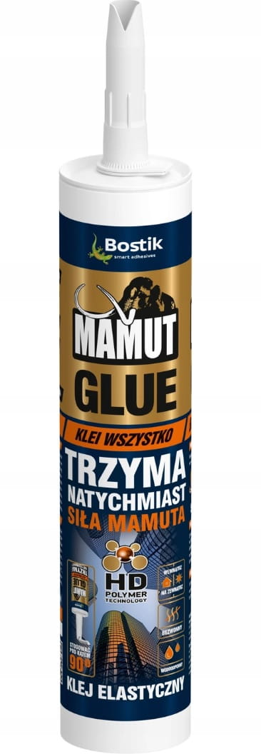 Klej Uniwersalny Montażowy MAMUT Glue BIAŁY 290 ml