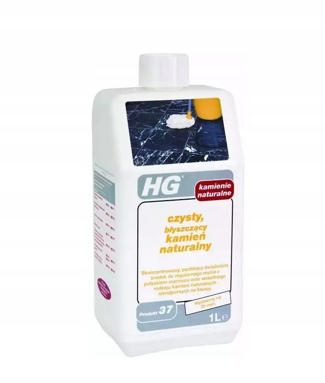 HG czysty błyszczący marmur kamień naturalny 1L p37