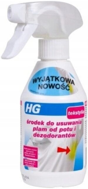 HG Środek do usuwania plam od potu i dezodorantów