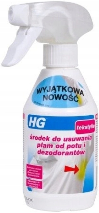 HG Środek do usuwania plam od potu i dezodorantów