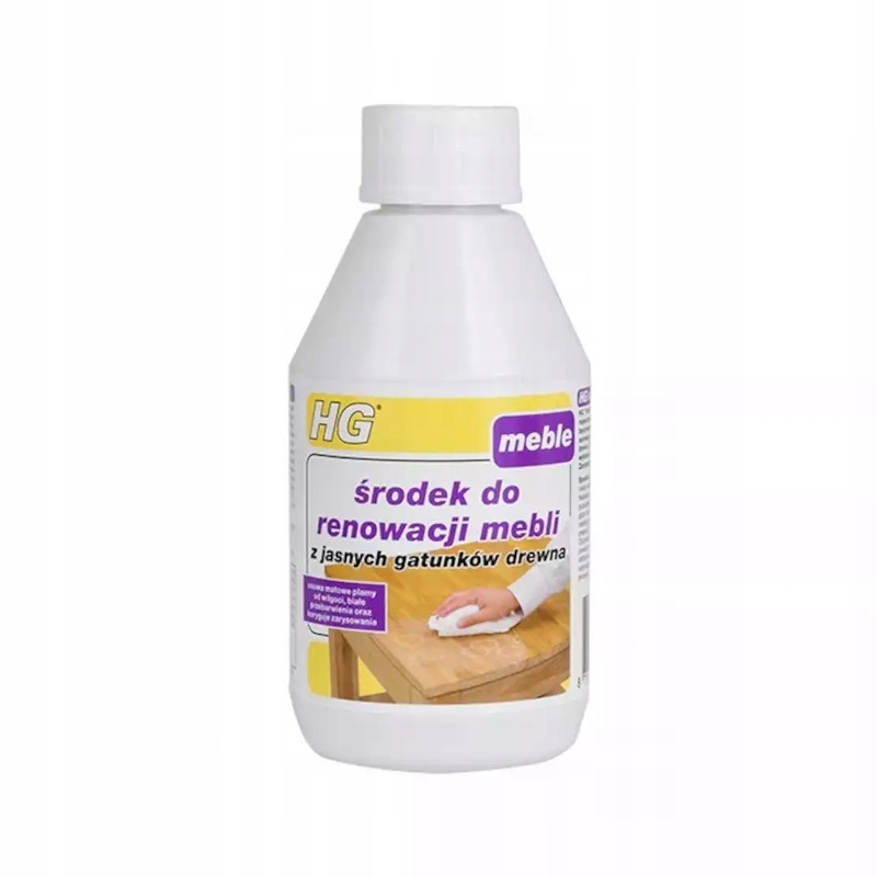 HG - Środek do renowacji mebli z jasnego drewna