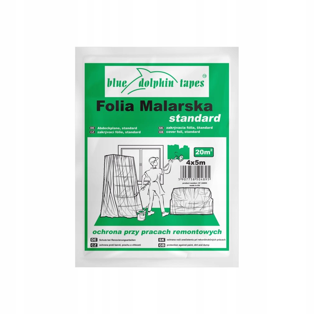 Blue Dolphin Folia malarska STANDARD 4x5 m CF 04895