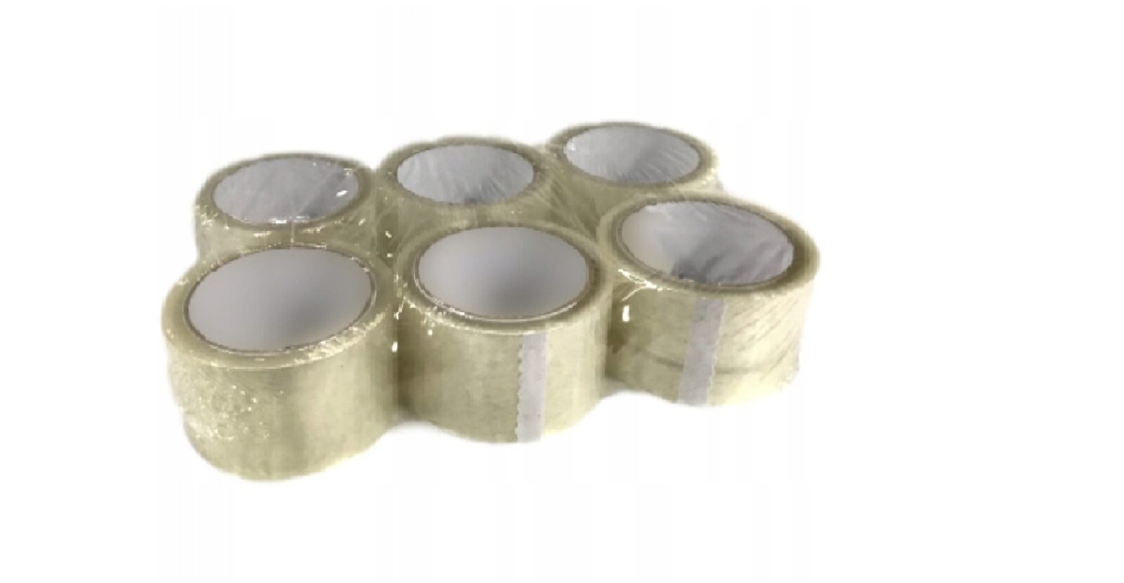 TAŚMA PAKOWA przezroczysta bezbarwna 48mm 6szt