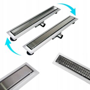 Odpływ liniowy Balneo DUPLEX next INOX 80 cm