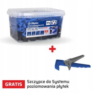 SYSTEM POZIOMUJĄCY 175xKLIPS 175xKLIN SZCZYPCE 1MM 61898
