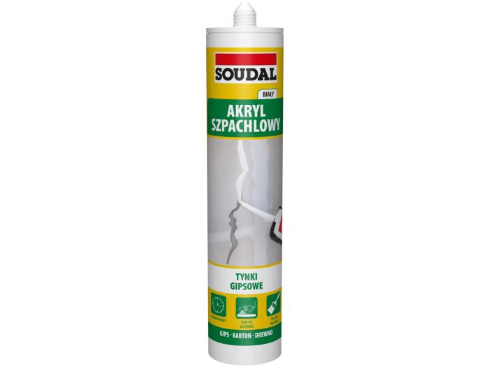 Soudal Akryl Lekki Szpachlowy 280ml Biały
