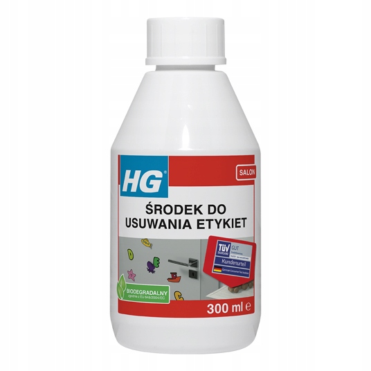 HG środek do usuwania etykiet do rozpuszczania kleju profesjonalny 300ml