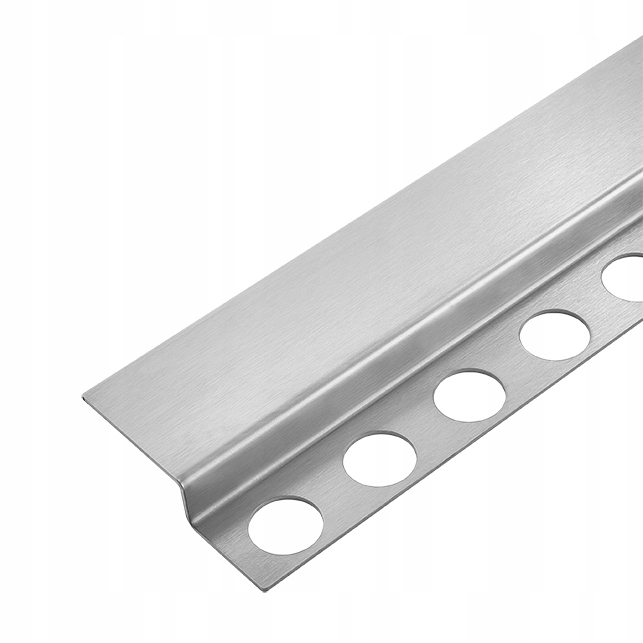 BALNEO LISTWA SPADKOWA INOX 130 CM CZOŁOWA SREBRNY