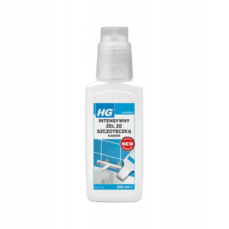 HG INTENSYWNY ŻEL ZE SZCZOTECZKĄ ZAPOBIEGAJĄCY OSADZANIU SIĘ KAMIENIA 250ML
