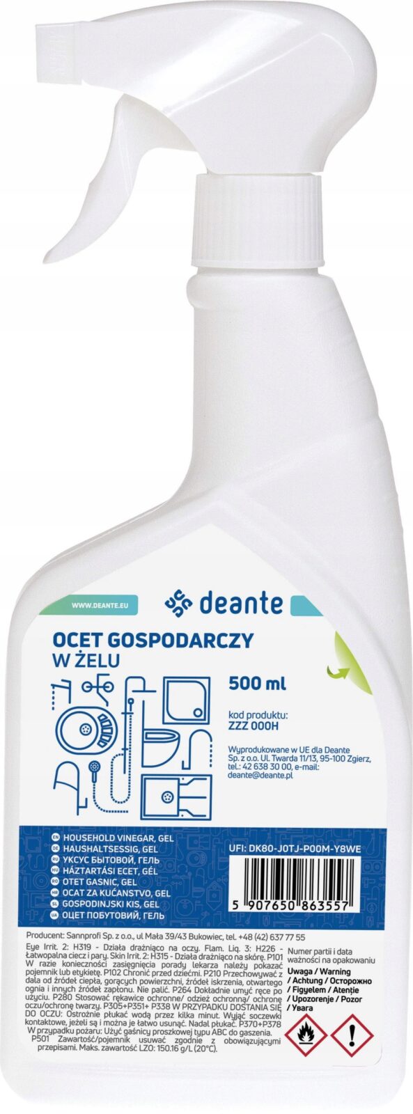 Deante Ocet gospodarczy 14% w żelu ZZZ 000H