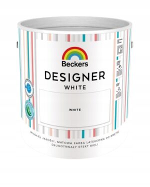 BECKERS DESIGNER WHITE 2,5 L FARBA LATEKSOWA