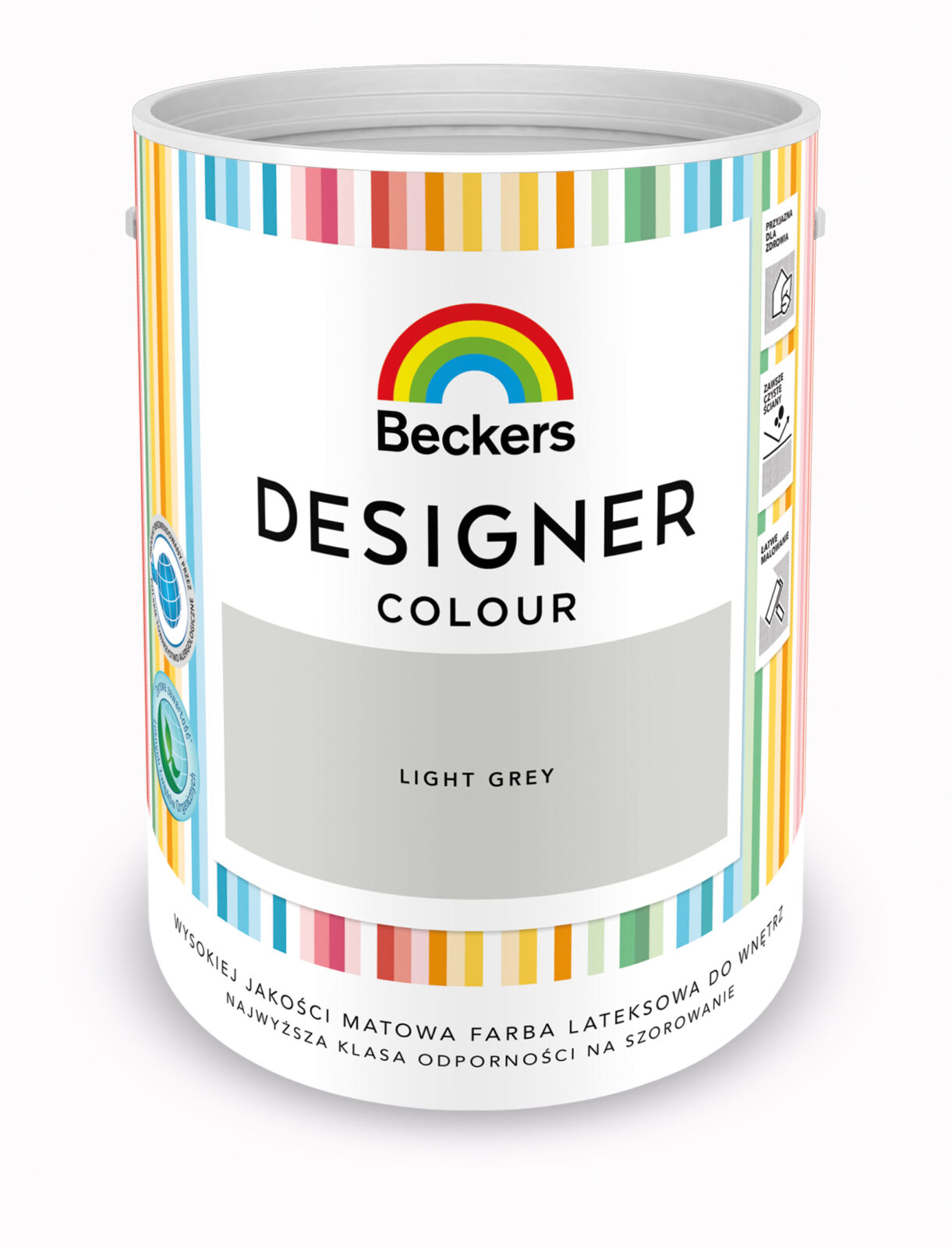 BECKERS DESIGNER COLOUR 5L MAT LIGHT GREY