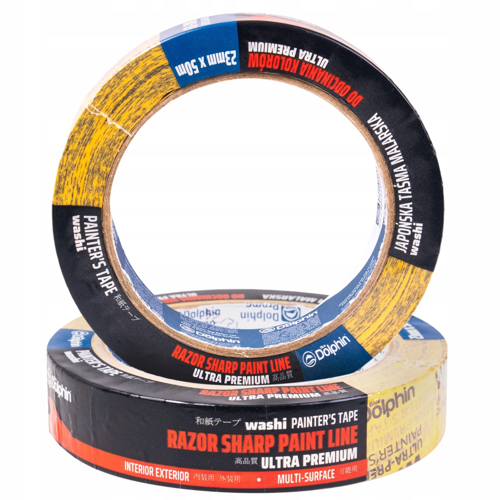 BLUE DOLPHIN TAŚMA MALARSKA WASHI 60 DNI ULTRA PREMIUM 23MM x 50mm 63786