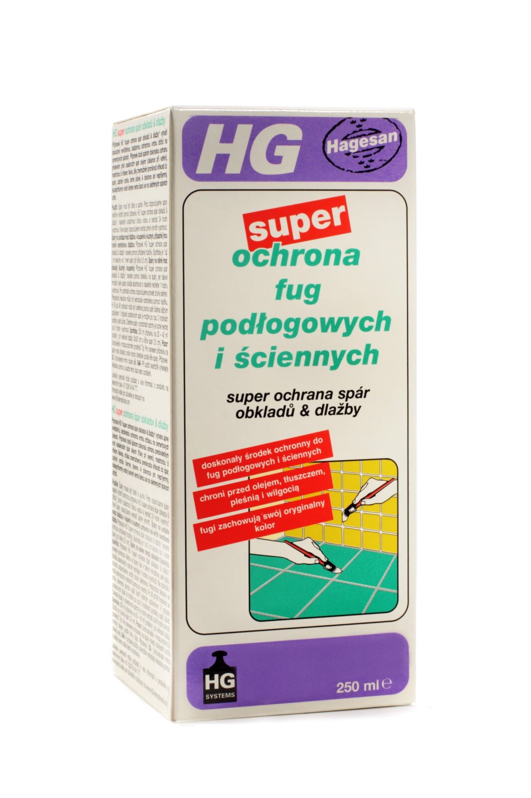 HG Super ochrona fug zabezpieczenie fug 250ml