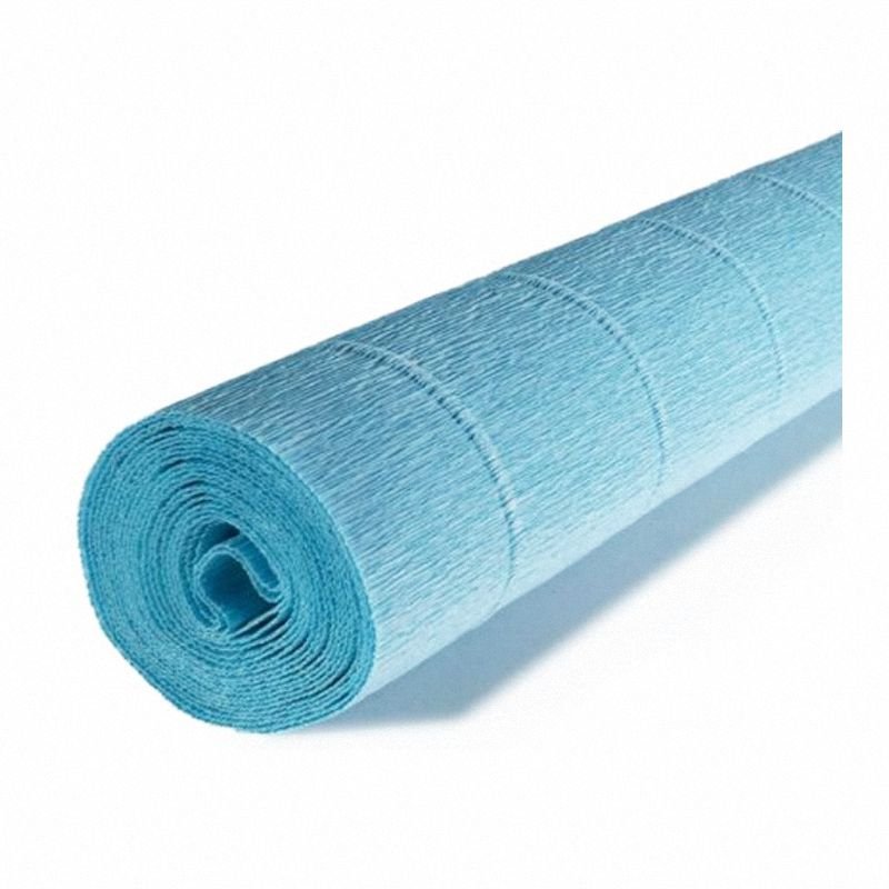 BIBUŁA KREPINA MARSZCZONA BestTotal 50cm x 2m NR 58 niebieskie niebo