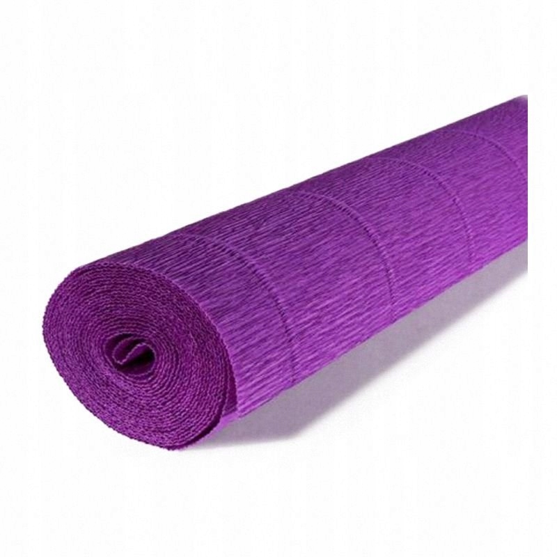 BIBUŁA KREPINA MARSZCZONA BestTotal 50cm x 2m NR 40 FIOLETOWY CIEMNY