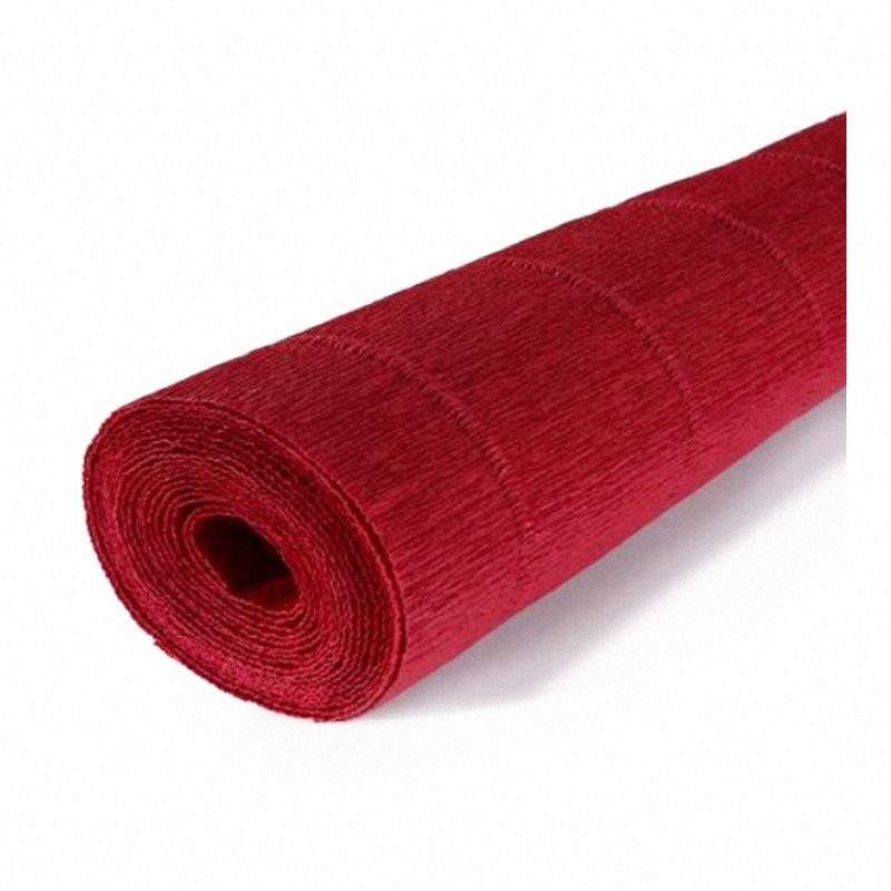 BIBUŁA KREPINA MARSZCZONA BestTotal 50cm x 2m NR 03 CZERWONY