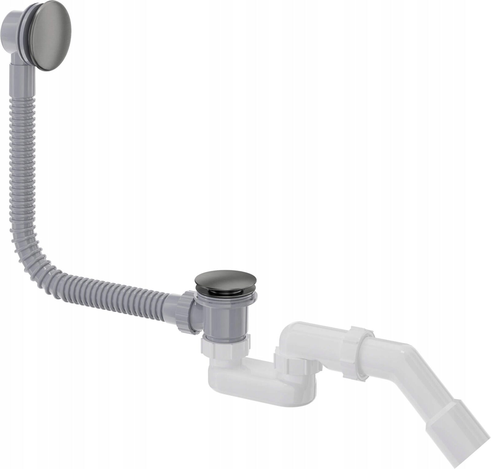 Deante Syfon do wanny click-clack Titanium NHC D57B