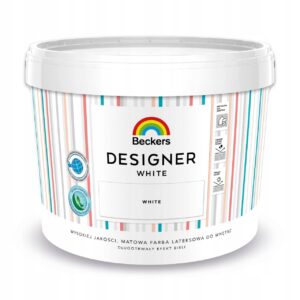 Farba lateksowa Beckers Designer White 10L biała