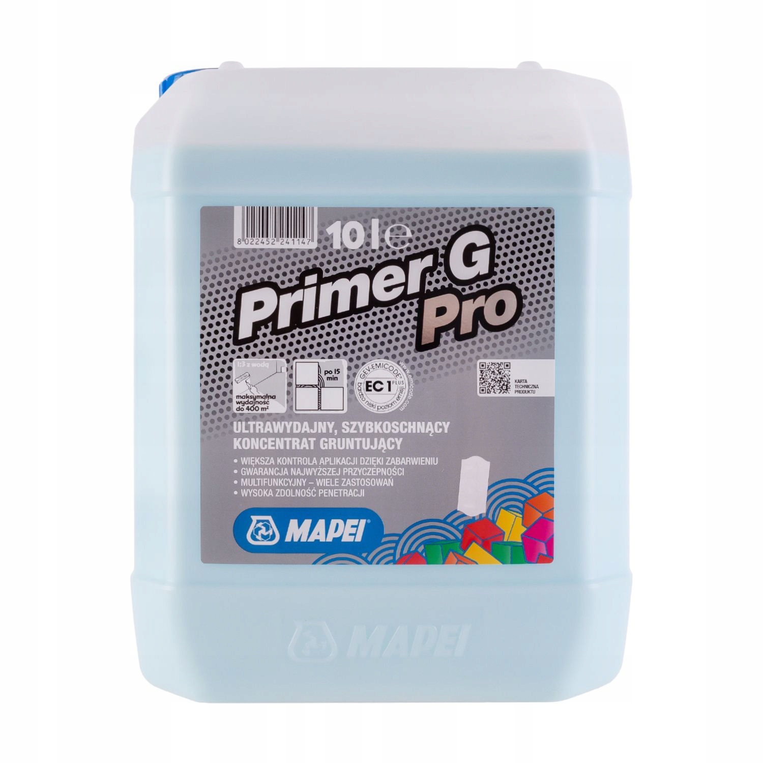 MAPEI PRIMER G PRO 10L Grunt KONCENTRAT GRUNTUJĄCY