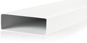 Kanał wentylacyjny płaski 204x60mm długość 100cm PCV WENTYLACJA VENTS 510