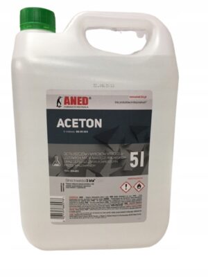 Aceton 5L ANED Czysty Rozpuszczalnik Techniczny Wysoka Jakość