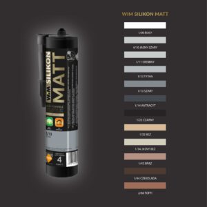 WIM Silikon MATT 1/14 ANTRACYT 300ml