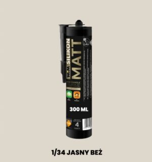 WIM Silikon MATT 1/34 JASNY BEŻ 300ml