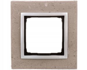 Ramka Simon 54 Nature Beton MOKRA ROBOTA Pojedyncza Gniazdka DRN1/96