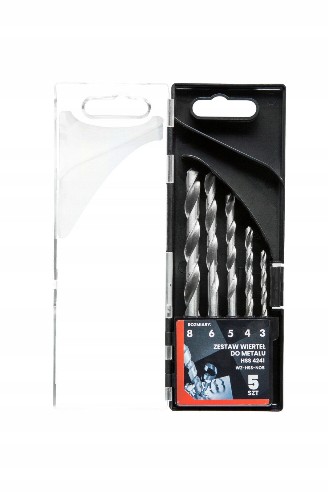 ZESTAW WIERTEŁ DO METALU HSS 4241 PRO - 5SZT