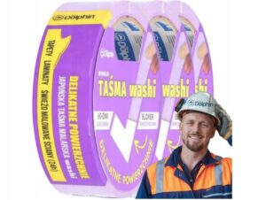 BLUE DOLPHIN TAŚMA WASHI DELIKATNE POWIERZCHNIE 56719 29mmx25m pakiet 3szt