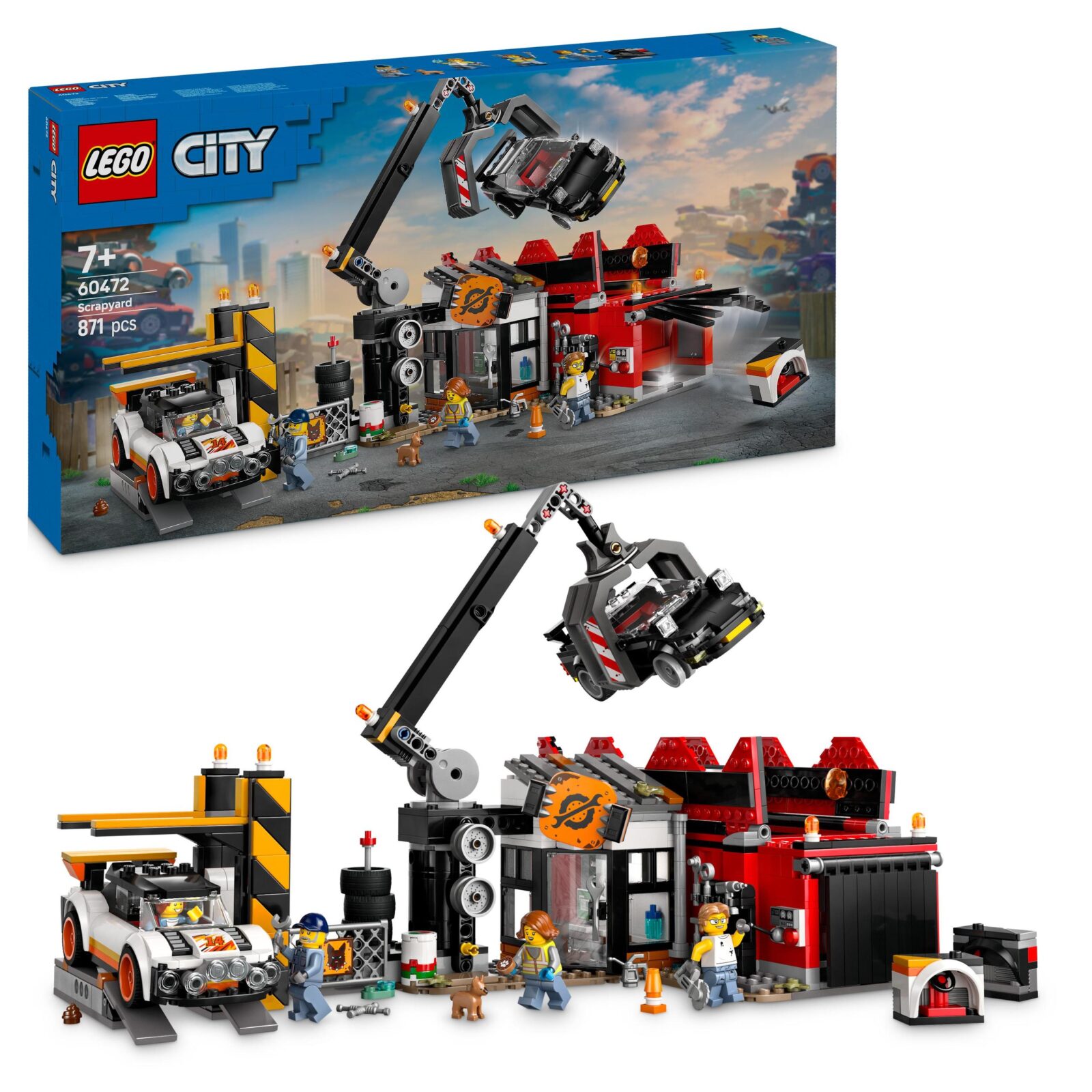 LEGO CITY Złomowisko z samochodami 60472