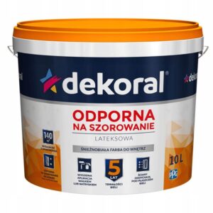 DEKORAL Akrylit W Biała farba lateksowa 10L