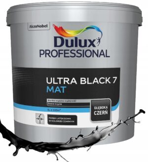 Dulux Professional ULTRA BLACK 7 5l głęboki mat czarny