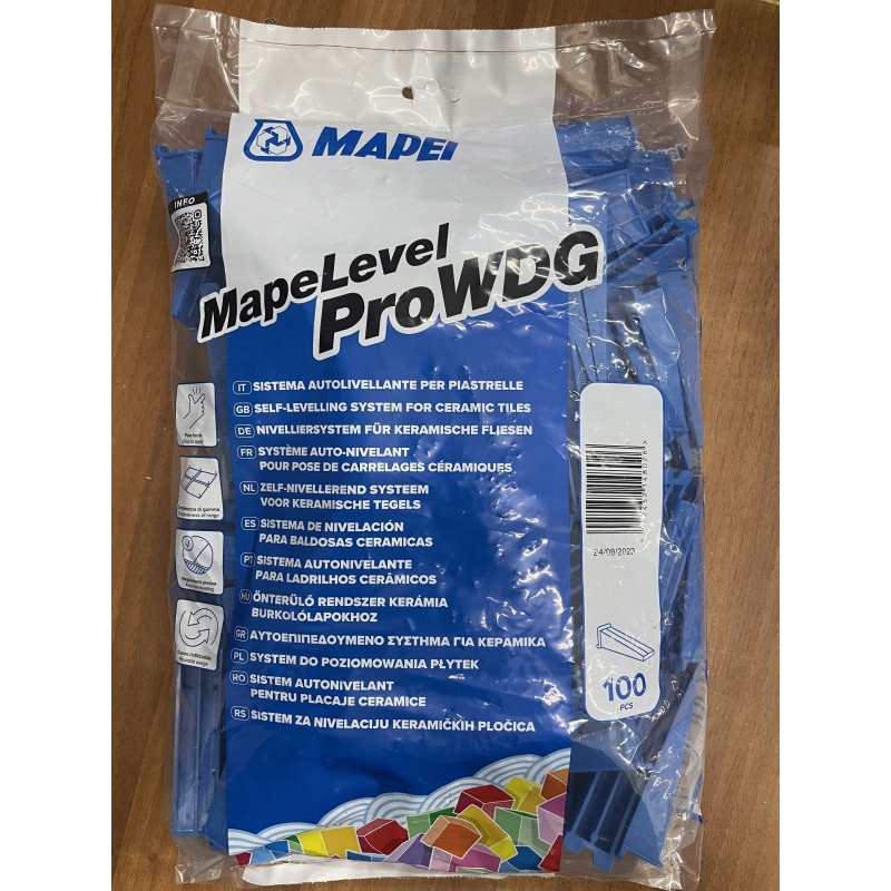 Zestaw Kliny MAPEI MAPELEVEL PROWDG system do poziomowania płytek 100szt