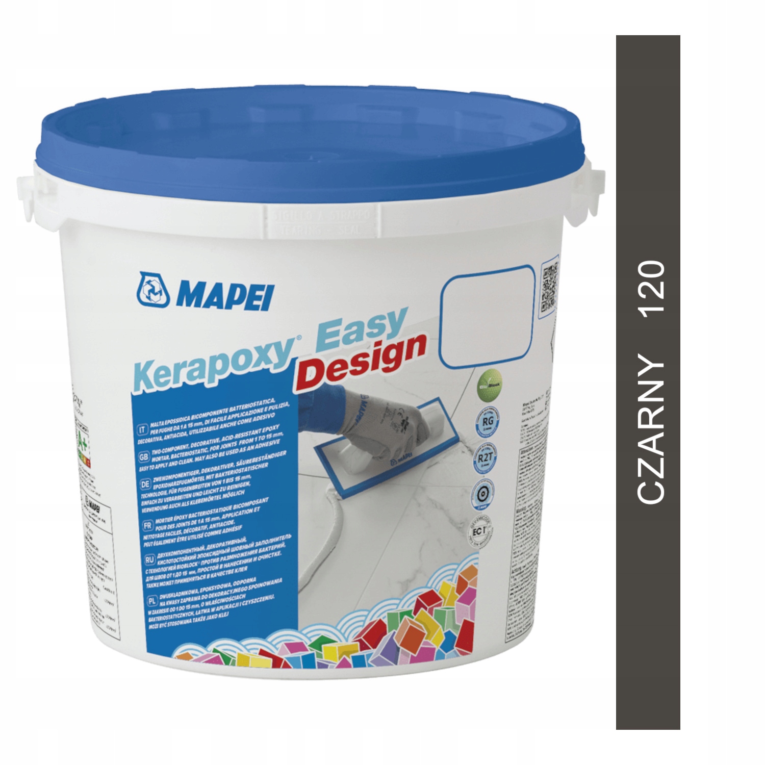 Fuga epoksydowa Mapei Kerapoxy Easy Design 3 kg 120 czarny