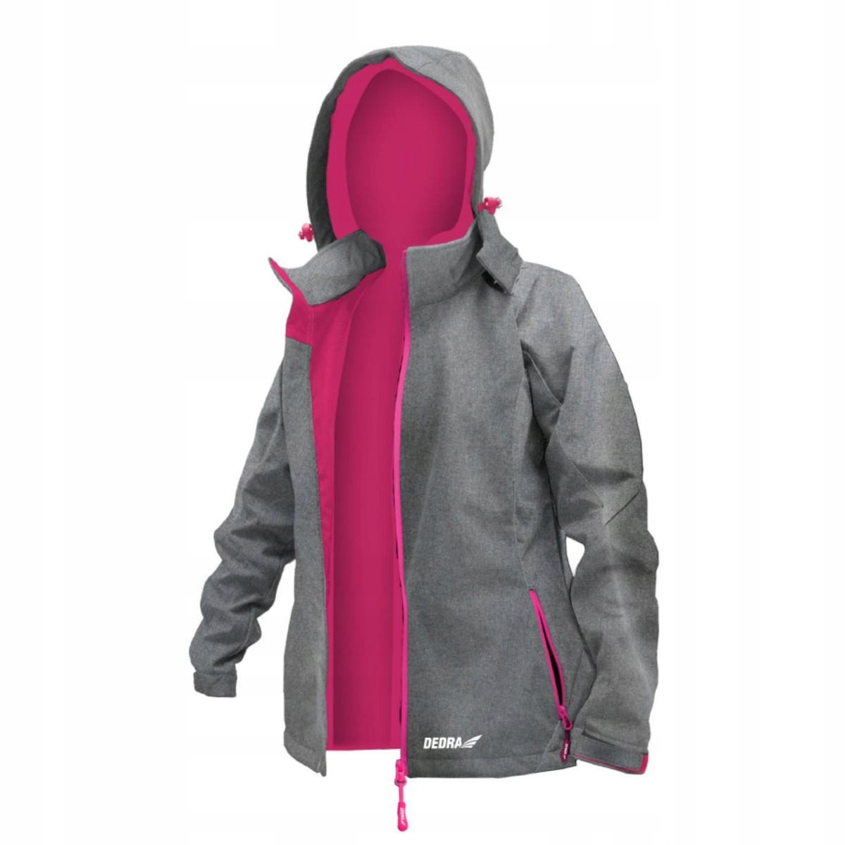 Kurtka damska softshell ROZMIAR m, 96%poliester + 4%elastan Dedra BH65KS-M