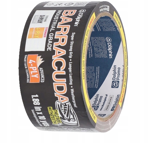 BLUEDOLPHIN TAŚMA NAPRAWCZA 48 mm x 9,14 m BUDOWLANA BARDZO MOCNA 63885