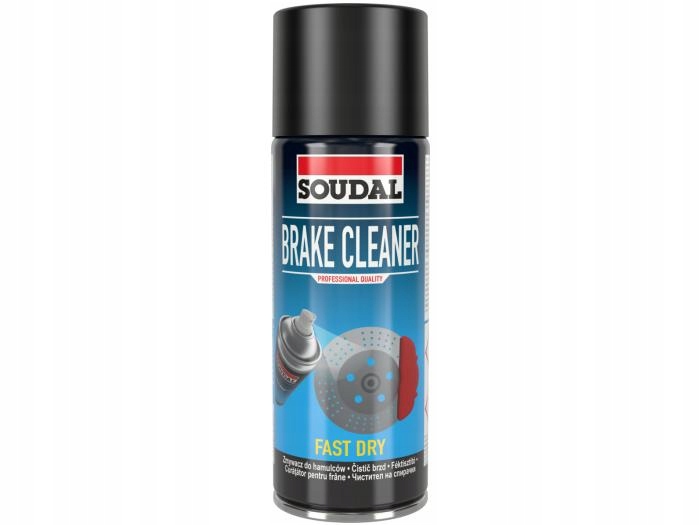 Spray czyszczenia do układu hamulcowego BRAKE CLEANER 400ml SOUDAL