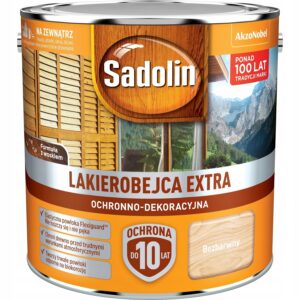 SADOLIN EXTRA LAKIEROBEJCA DO DREWNA BEZBARWNY 2.5L