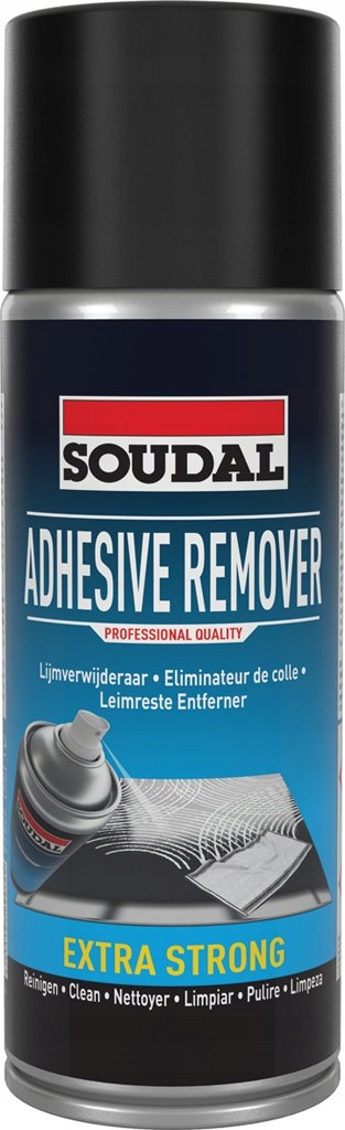 Soudal Adhesive Remover 400ml SUPER środek do usuwania świeżych plam kleju